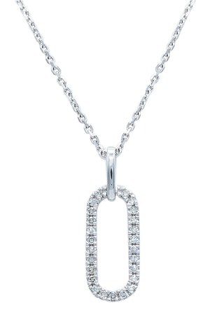 Pendentif Miysis - Or blanc et diamants