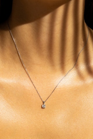 Pendentif Impérial - Or blanc et diamant