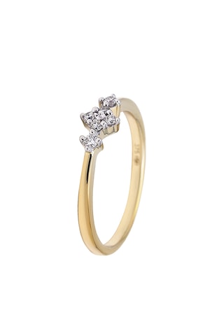 Bague - Or jaune et diamants