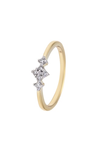 Bague - Or jaune et diamants