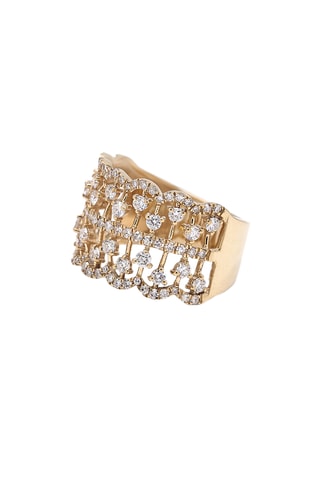 Bague - Or jaune et diamants