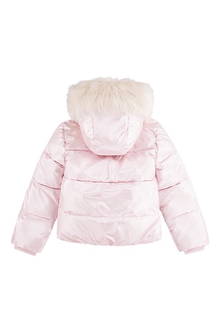 Gewatteerde Jas met Capuchon - Roze