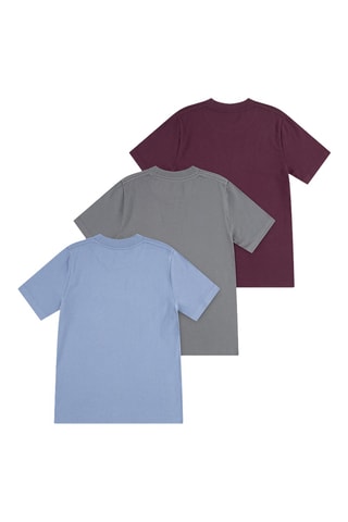 3 T-shirts - Marineblauw
