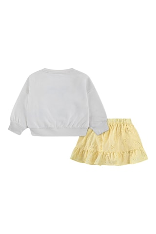 Sweater en Rok - Wit