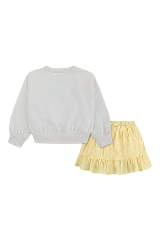 Sweater en Rok - Wit