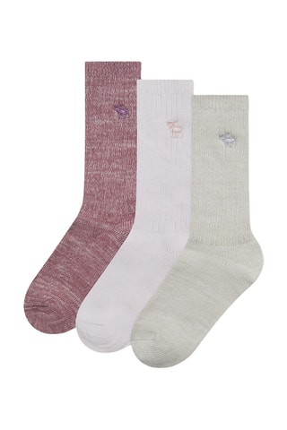 3 Paar Sokken - Roze