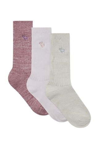 3 Paar Sokken - Roze