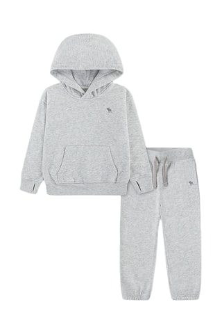 Sweater met Capuchon en Joggingbroek - Lichtgrijs