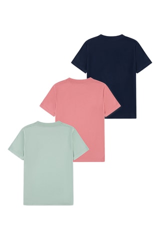 3 T-shirts - Donkergroen