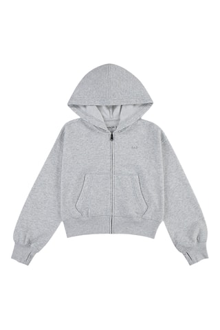 Sweater met Capuchon - Lichtgrijs