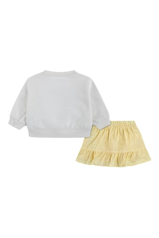 Sweater en Rok - Wit