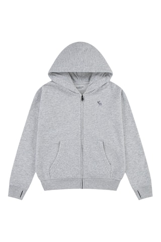 Sweater met Capuchon - Lichtgrijs