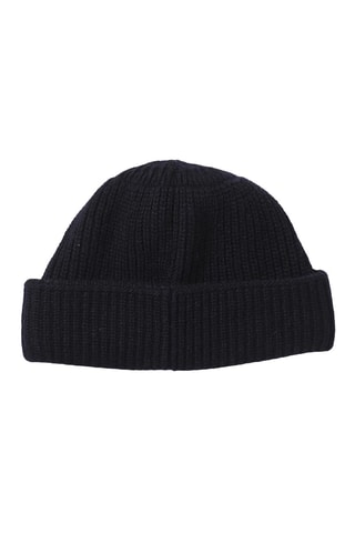 Bonnet en laine - Bleu marine - Emporio Armani
