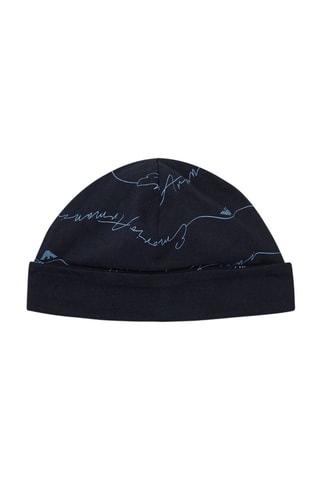 Bonnet en velours - Bleu marine