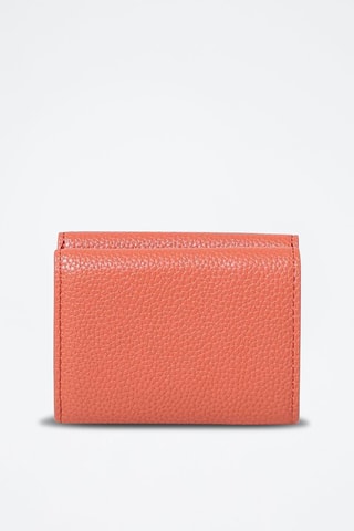 Portefeuille en cuir de mouton - Orange - Emporio Armani