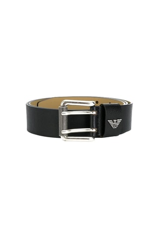 Ceinture en cuir - Noir - Emporio Armani