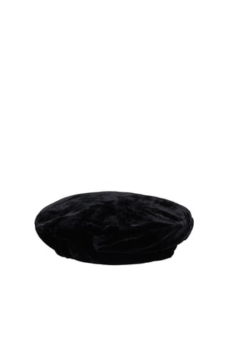 Béret en velours - Noir