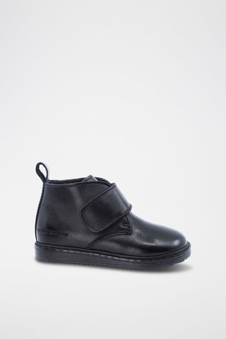 Boots en cuir de veau - Noir - Emporio Armani