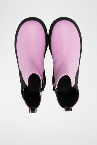 Bottines en cuir de veau - Rose - Emporio Armani