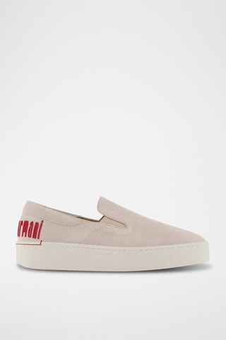 Slip-on en nubuck- Beige - Emporio Armani