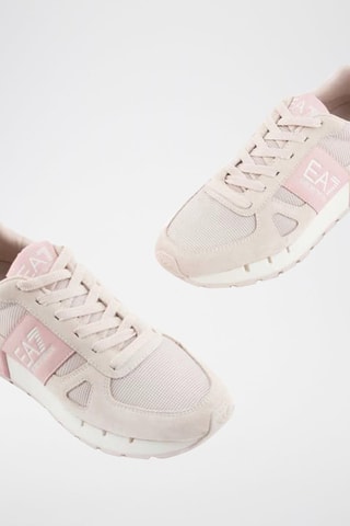 Baskets en cuir - Rose - EA7