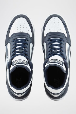 Baskets montantes en cuir - Noir - EA7