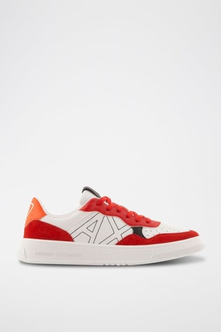 Baskets en cuir - Blanc - Armani Exchange