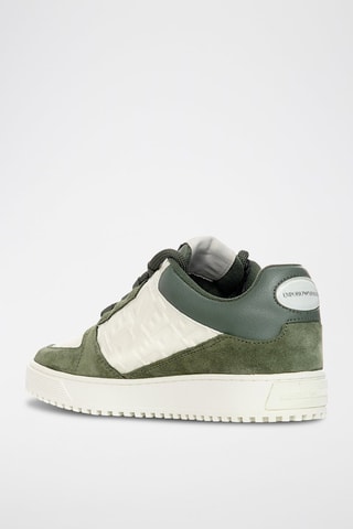 Splitleren Sneakers Ecru en Groen - Emporio Armani