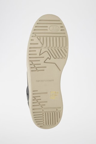 Baskets en cuir - Noir - Emporio Armani