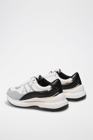 Baskets en nubuck - Blanc - Armani Exchange