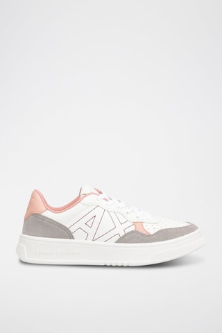 Baskets en cuir - Blanc - Armani Exchange