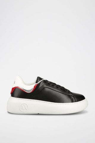 Baskets en cuir - Noir - Armani Exchange