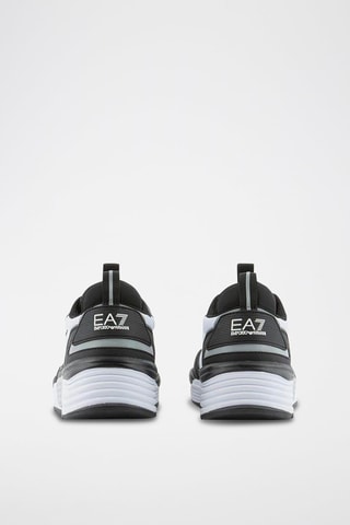Baskets en cuir - Noir et blanc - EA7
