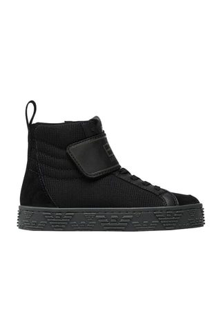 Baskets plateformes montantes - Noir - EA7 Kid