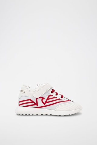 Baskets en cuir - Blanc - Emporio Armani