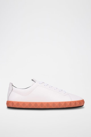 Baskets en cuir - Blanc - Emporio Armani