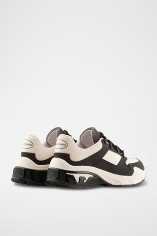 Sneakers - Zwart en Wit - Emporio Armani