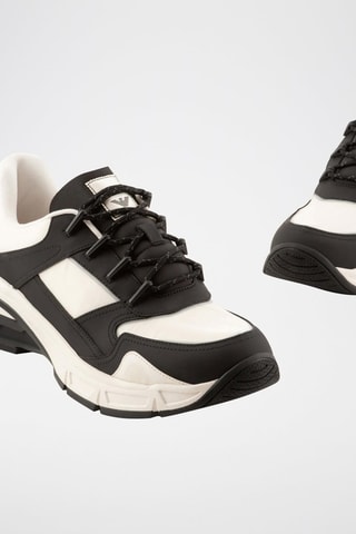 Sneakers - Zwart en Wit - Emporio Armani