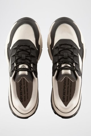 Sneakers - Zwart en Wit - Emporio Armani