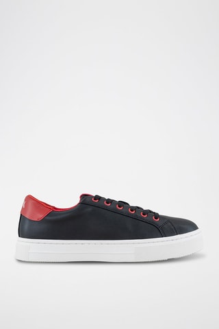 Baskets en cuir - Noir - Armani Exchange