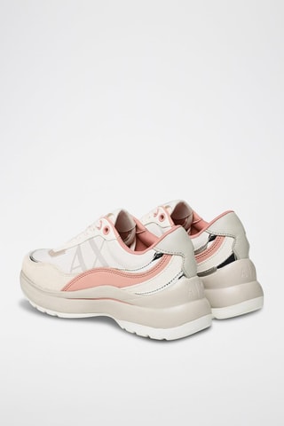 Baskets en cuir - Ecru - Armani Exchange