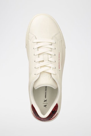 Baskets en cuir - Ecru - Armani Exchange