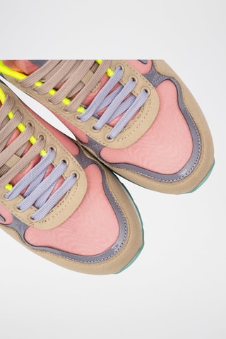 Baskets en cuir - Rose - Emporio Armani