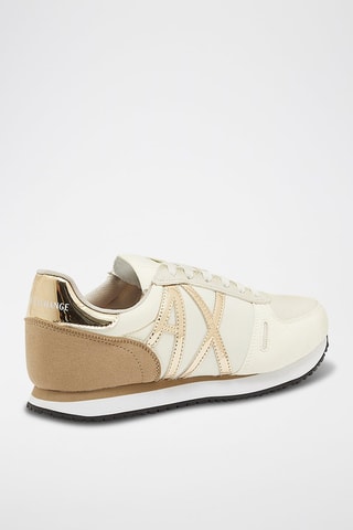 Baskets en cuir - Beige - Armani Exchange