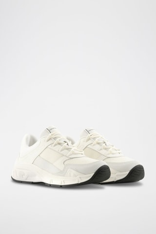 Splitleren Sneakers - Wit