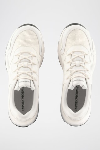 Splitleren Sneakers - Wit