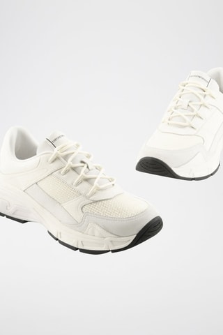 Splitleren Sneakers - Wit