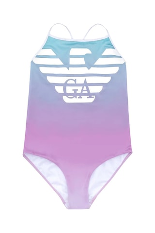 Maillot 1 pièce dip and dye - Rose - Emporio Armani