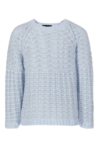 Pull en laine vierge - Ciel