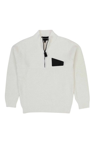 Pull en laine vierge - Ecru